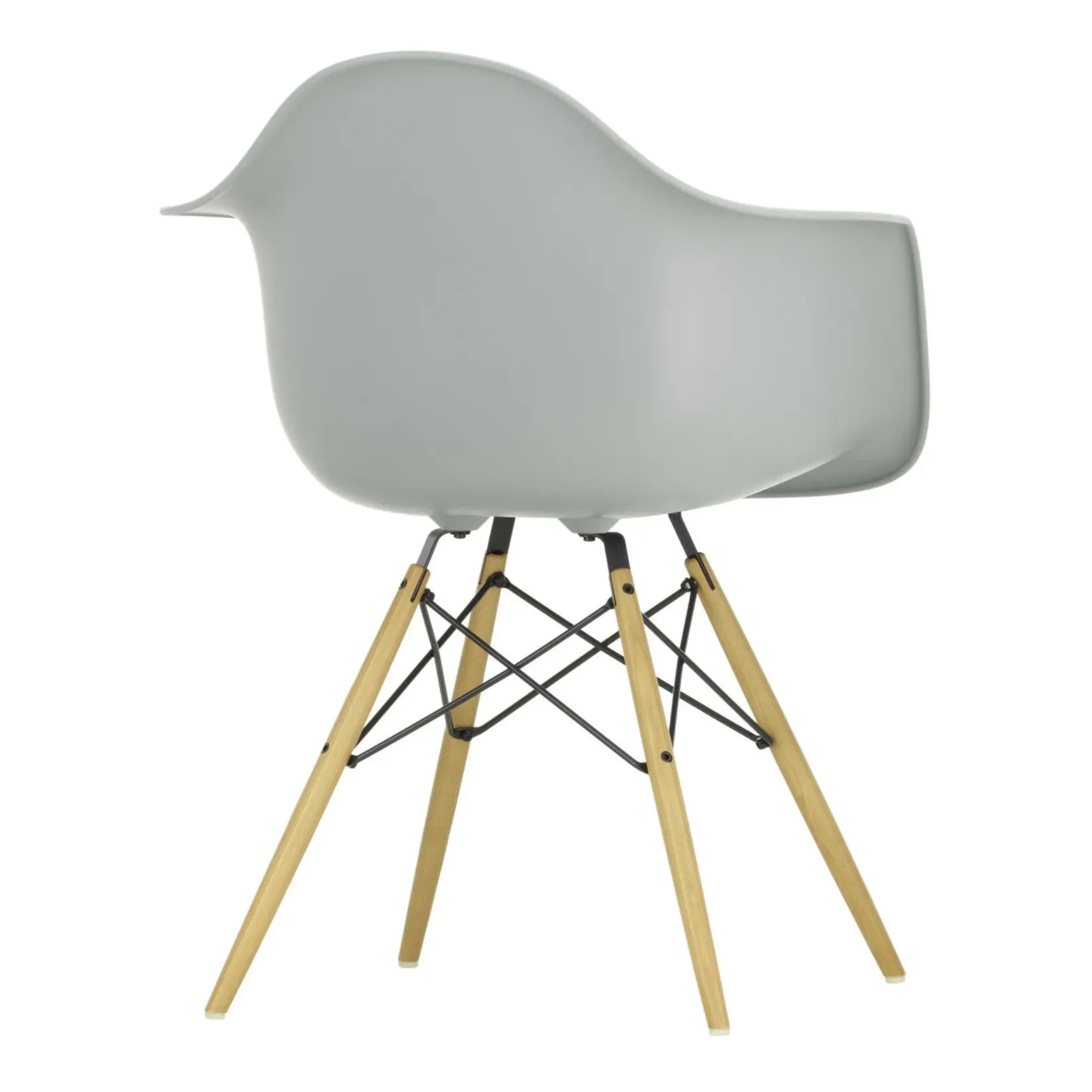 Vitra - DAW chair - maple base - Charles &amp; Ray Eames | Light grey