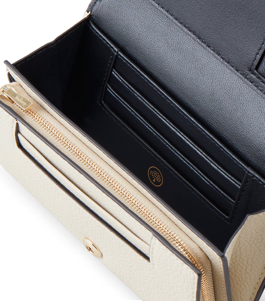 Mulberry White Leather Medium Continental Wallet