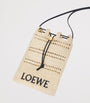 LOEWE Beige x Paula's Ibiza Raffia Drawstring Pocket Bag