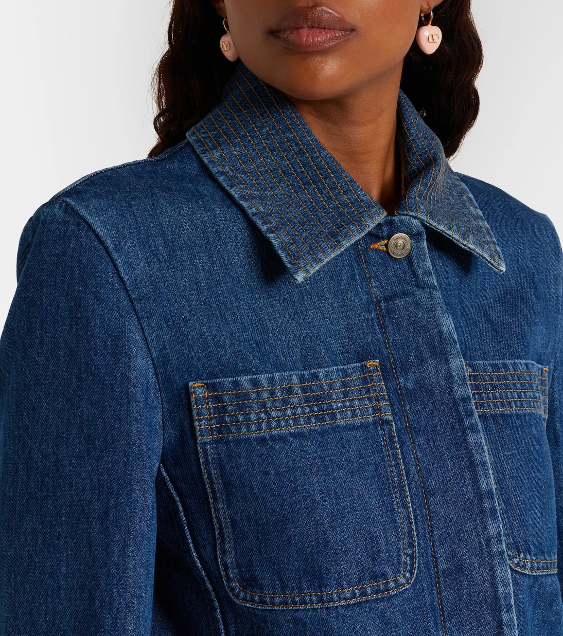 Valentino - VGold denim field jacket