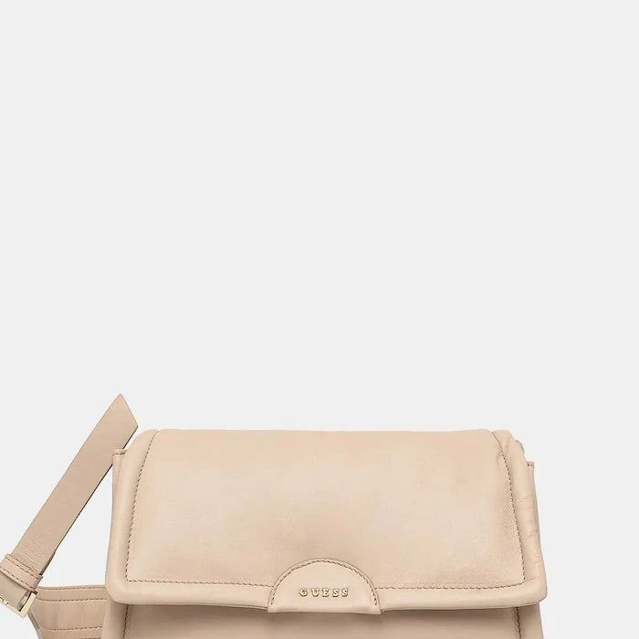 Кожена чанта Guess EVA