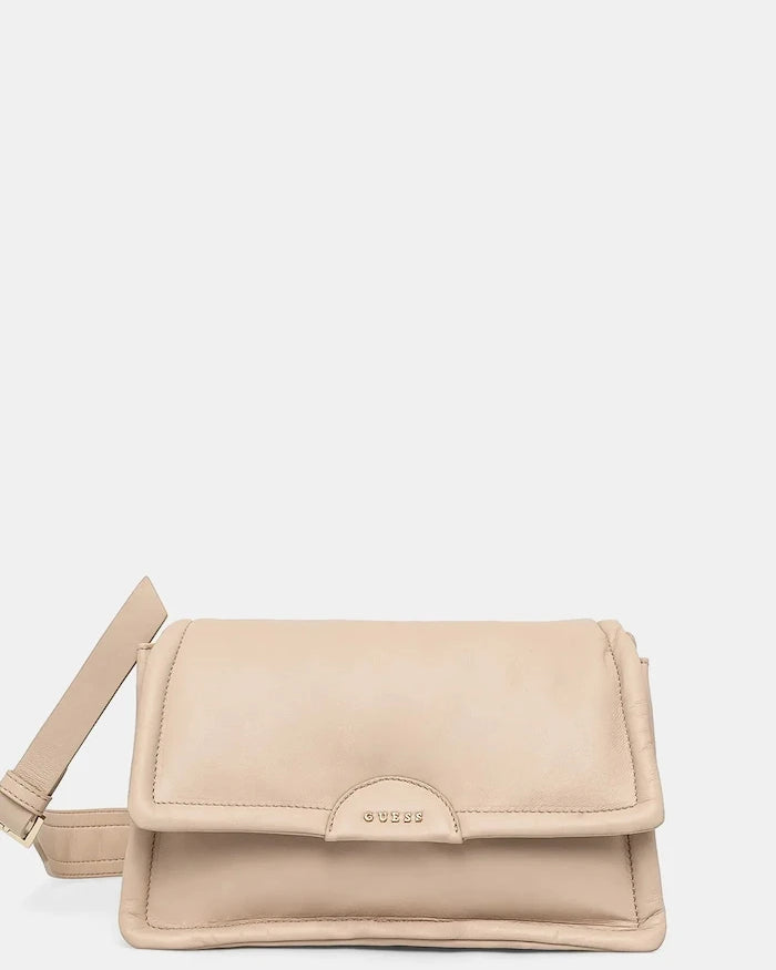 Кожена чанта Guess EVA