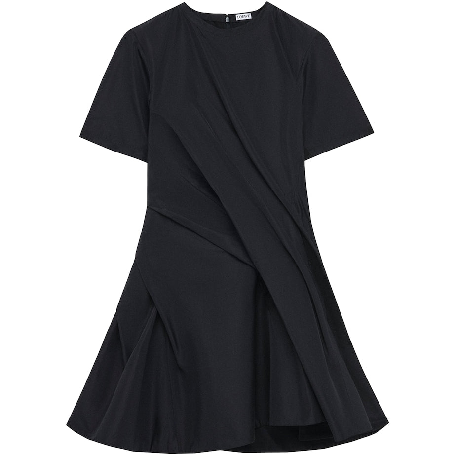 LOEWE Black Twisted Mini Dress