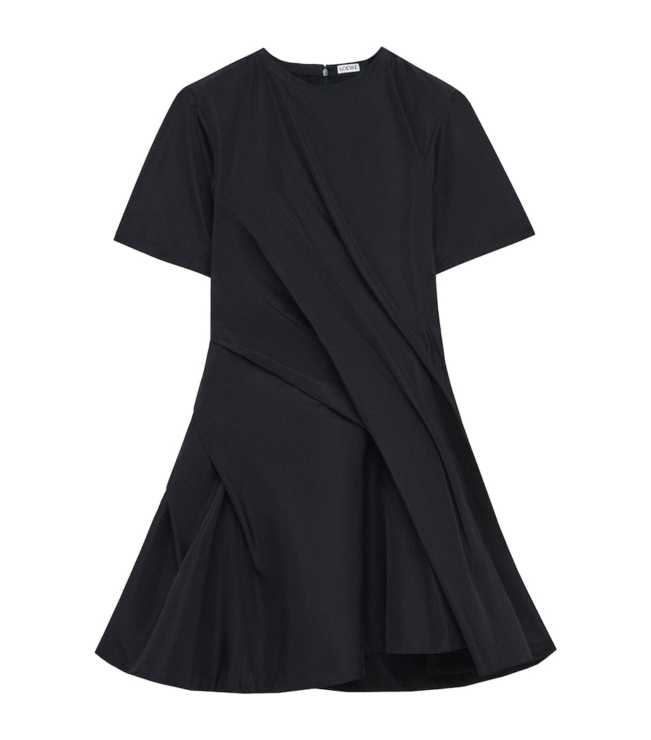 Twisted Mini Dress BLACK