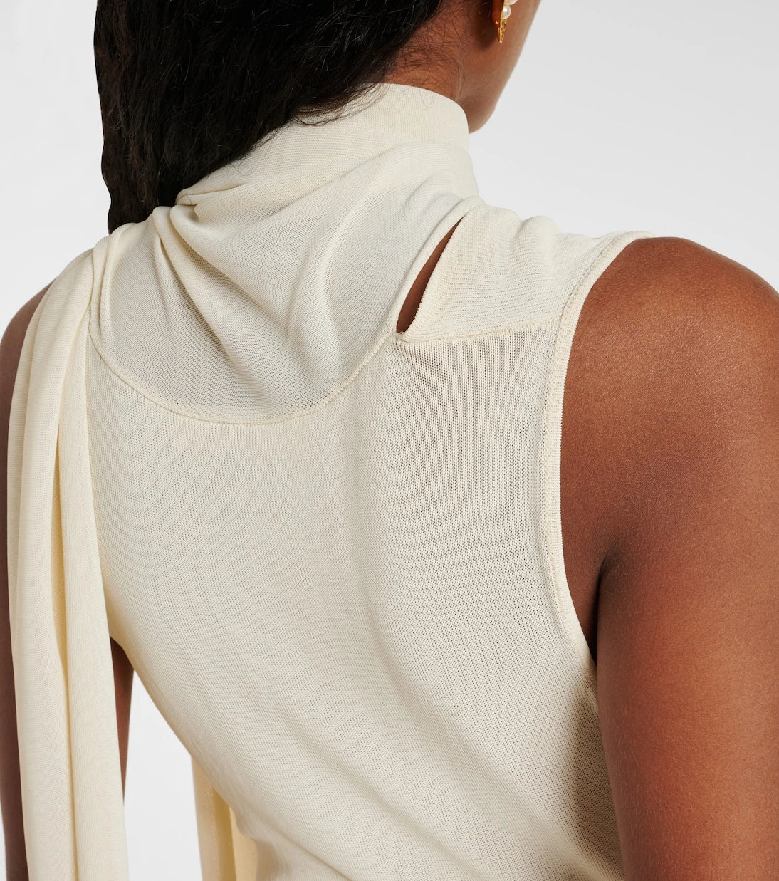 Aya Muse - Scarf-detail draped maxi dress