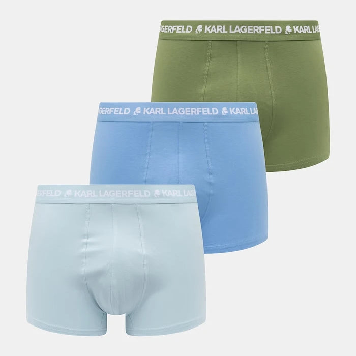 Karl Lagerfeld erkek pamuklu elastanlı boxer 3 adet