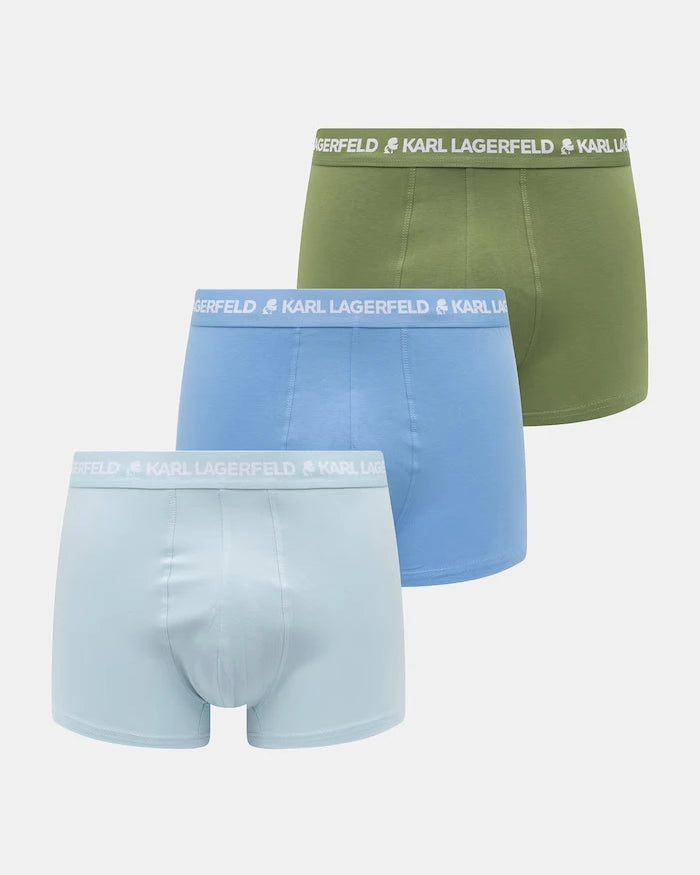 Karl Lagerfeld erkek pamuklu elastanlı boxer 3 adet