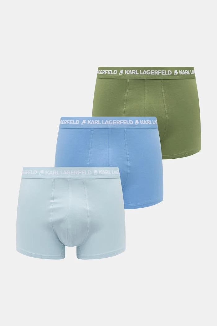 Karl Lagerfeld erkek pamuklu elastanlı boxer 3 adet
