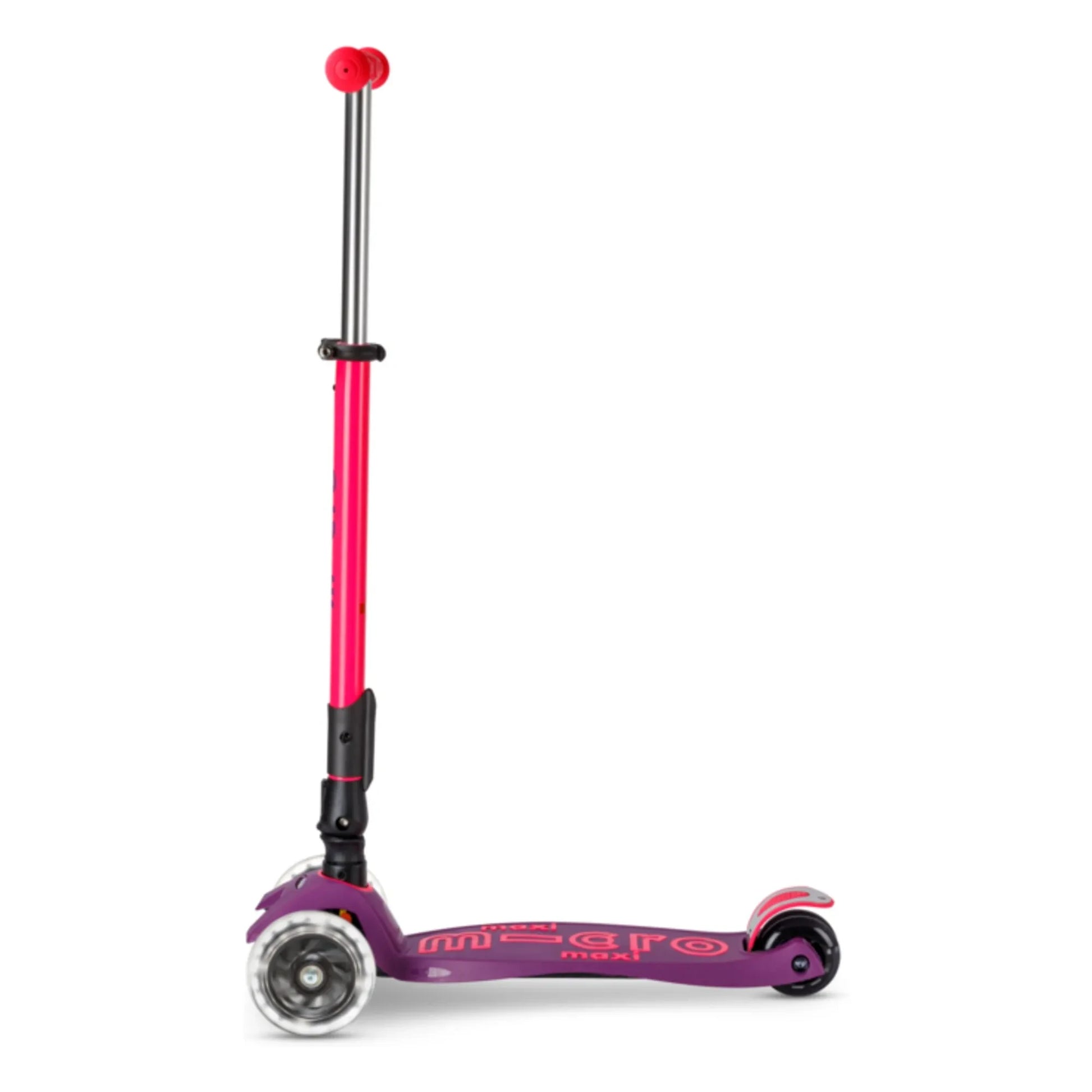 Micro - Maxi Foldable Neon LED Scooter | Pink