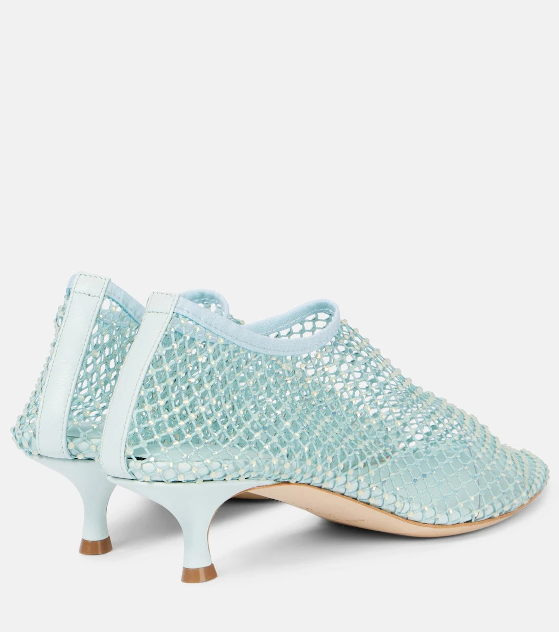 Christopher Esber - Minette embellished fishnet pumps