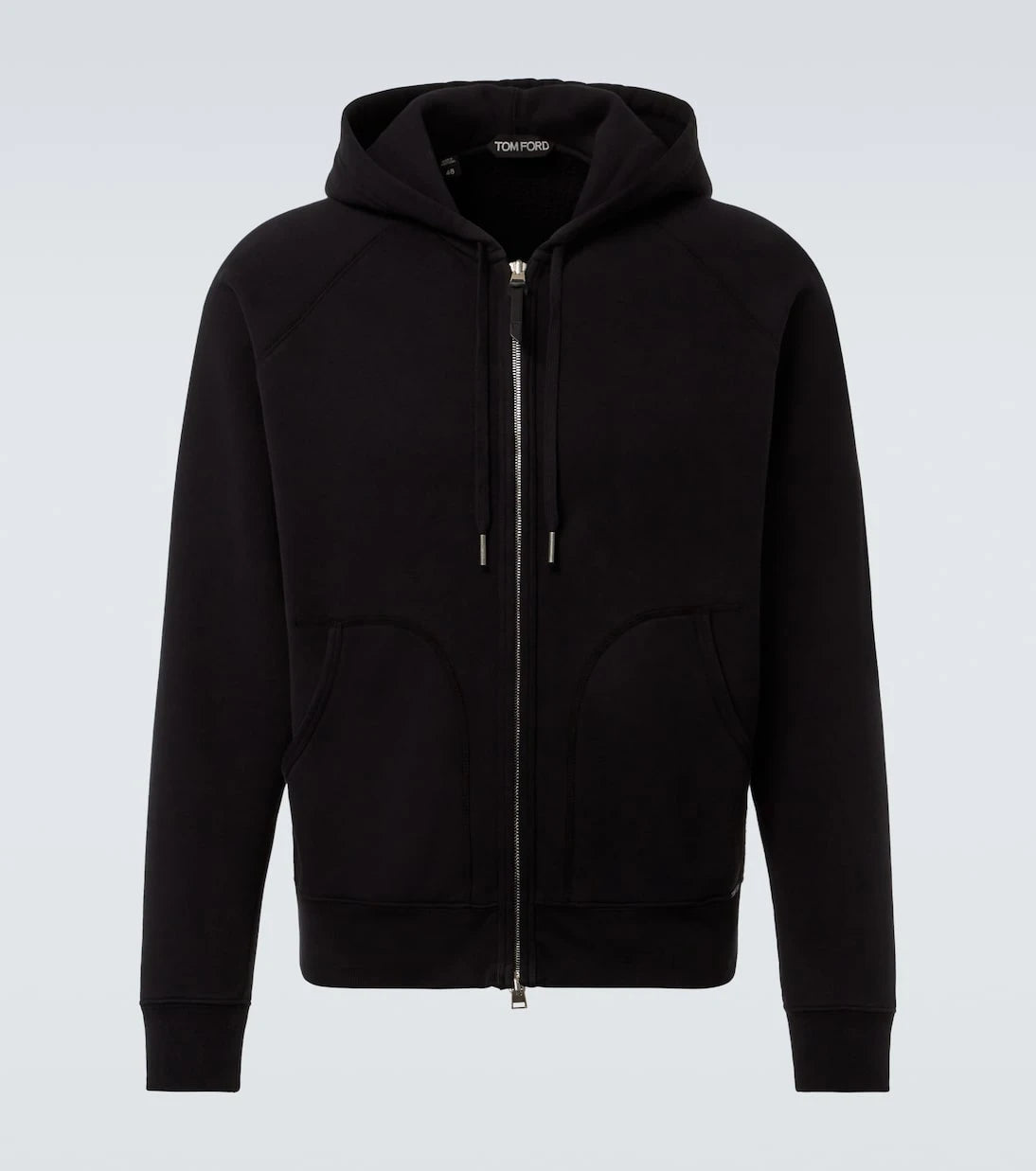 Tom Ford - Cotton jersey zip-up hoodie