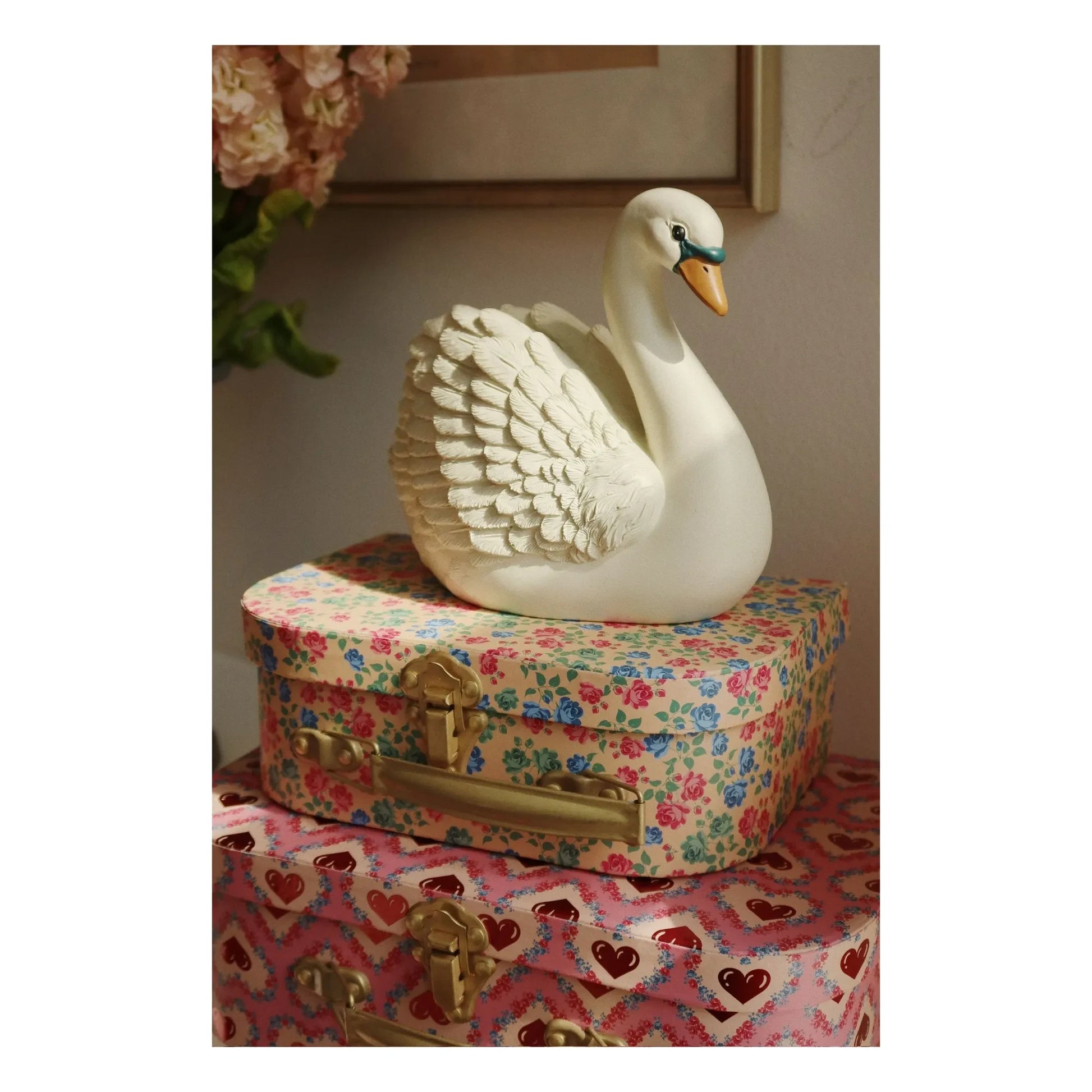 Konges Sløjd - Swan money box | White