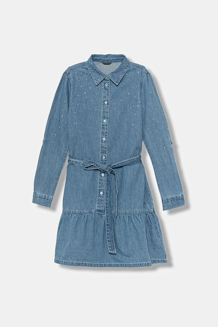 Guess Çocuk Denim Elbise