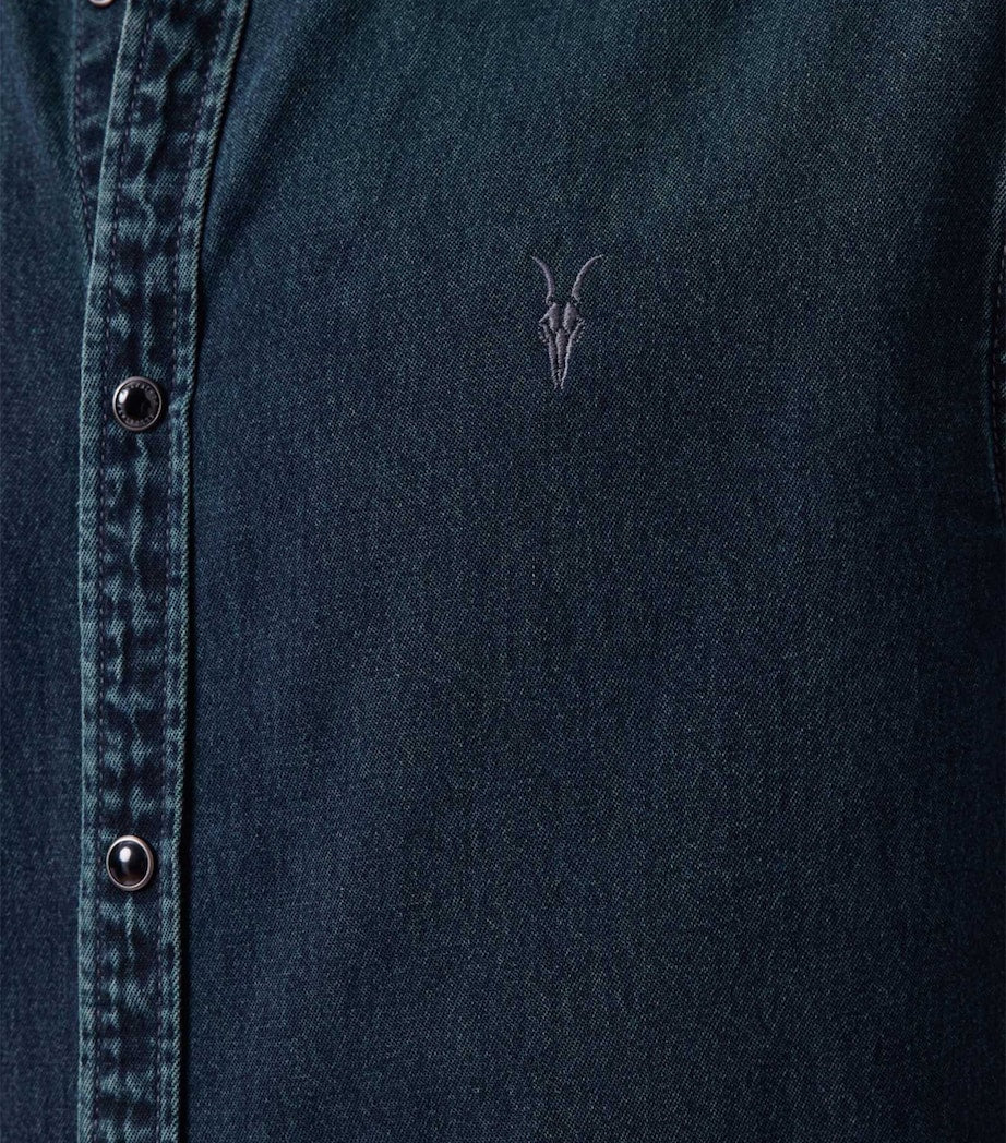 Organic Cotton Gleason Shirt PHANTOM BLUE