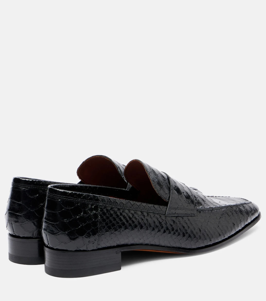 Paris Texas - Vincent croc-effect leather loafers