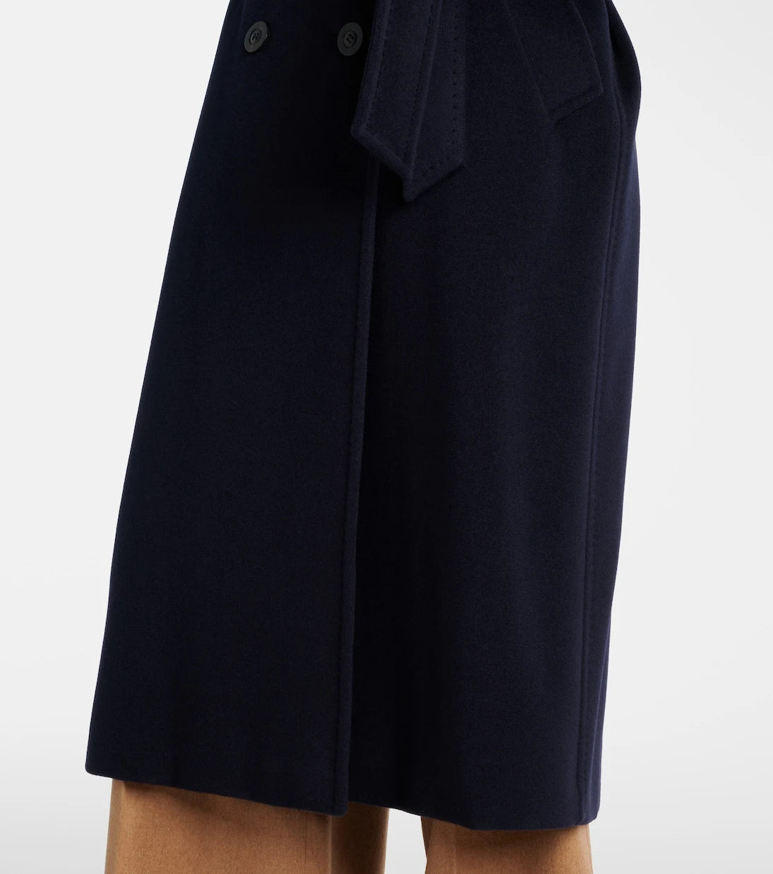 Max Mara - Madame wool and cashmere wrap coat