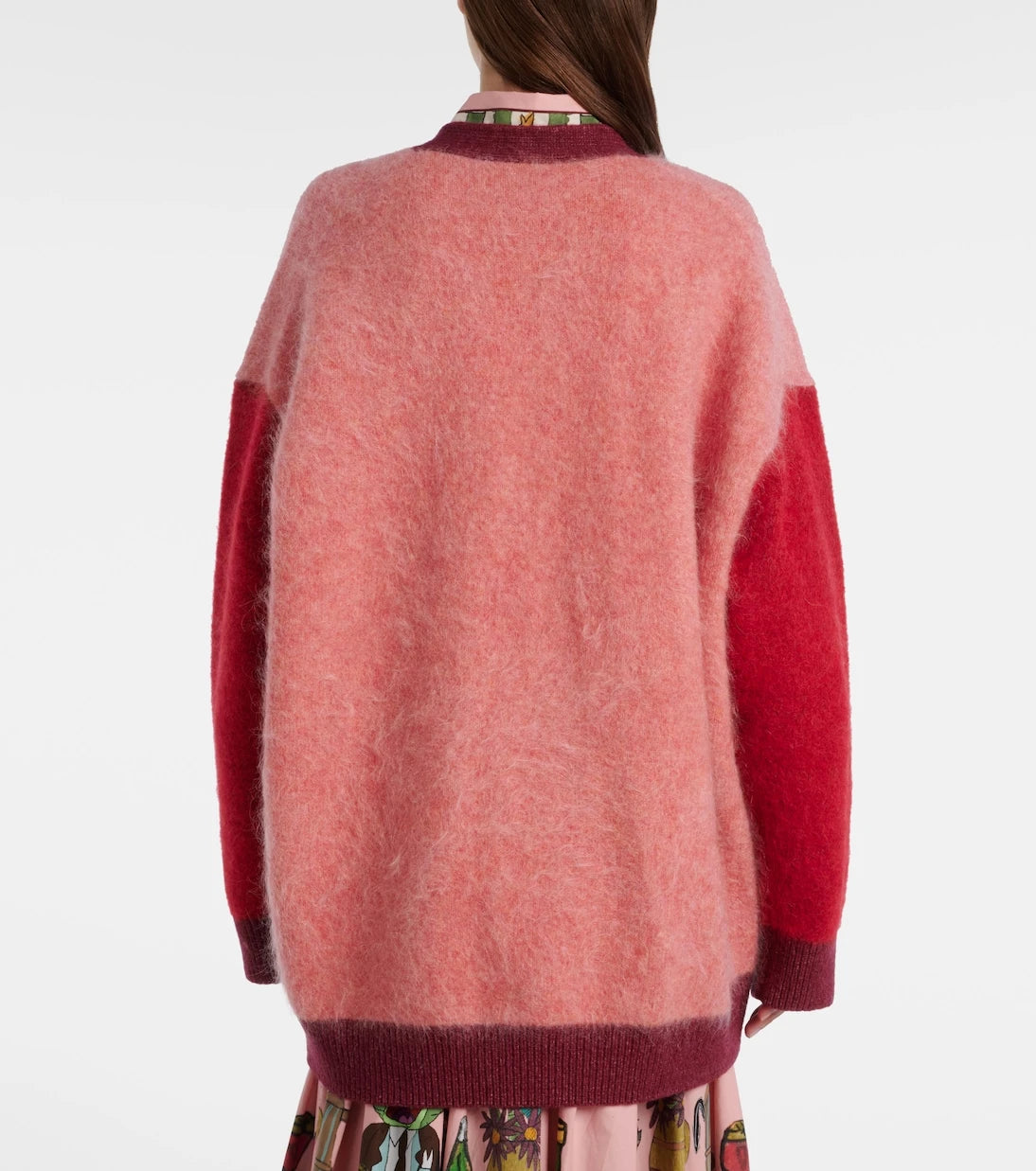 Alémais - Court embroidered wool-blend cardigan