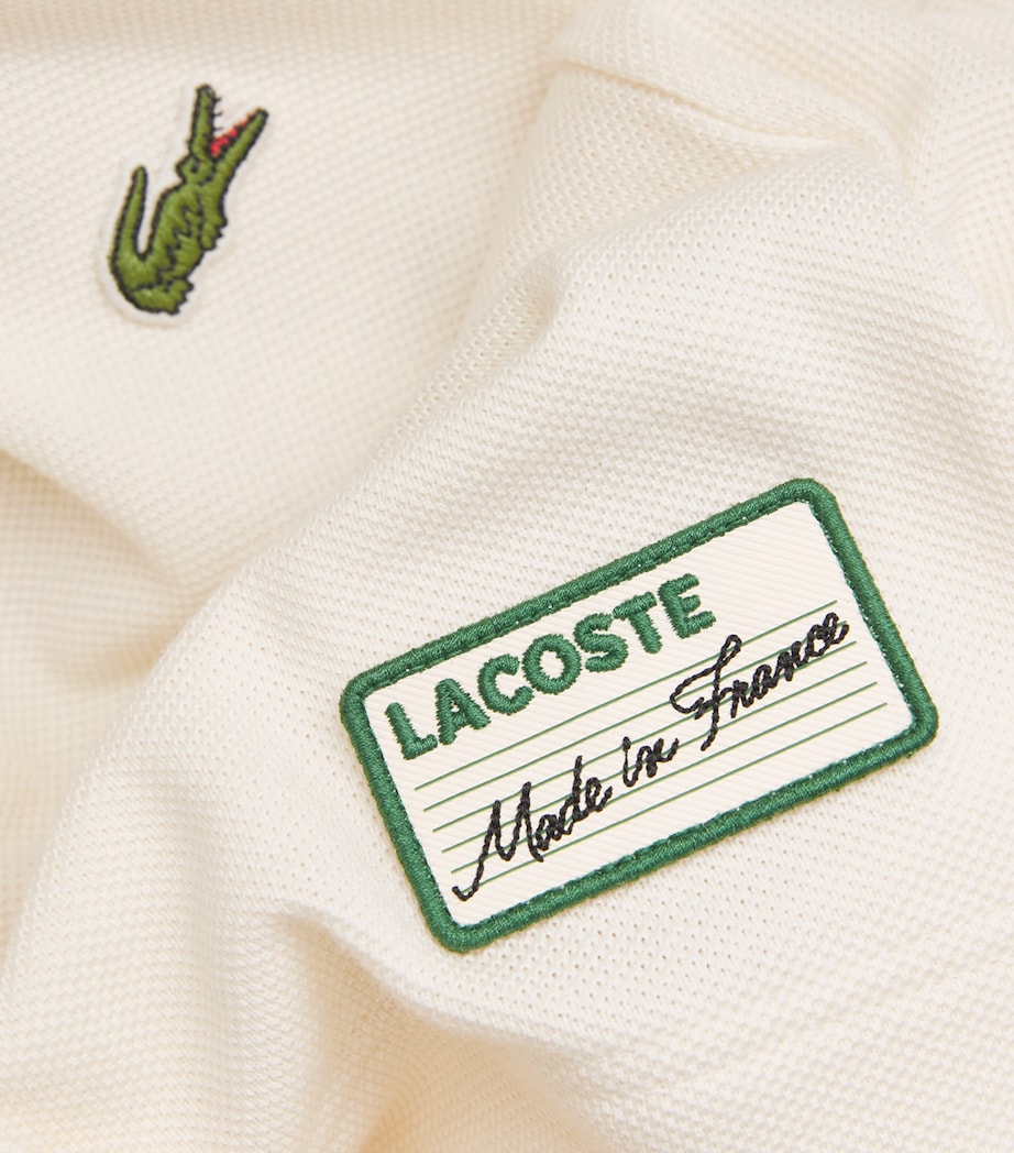 Lacoste Cotton Stripe-Collar Polo Shirt