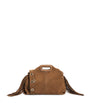 Suede Miss M Shoulder Bag CAMEL