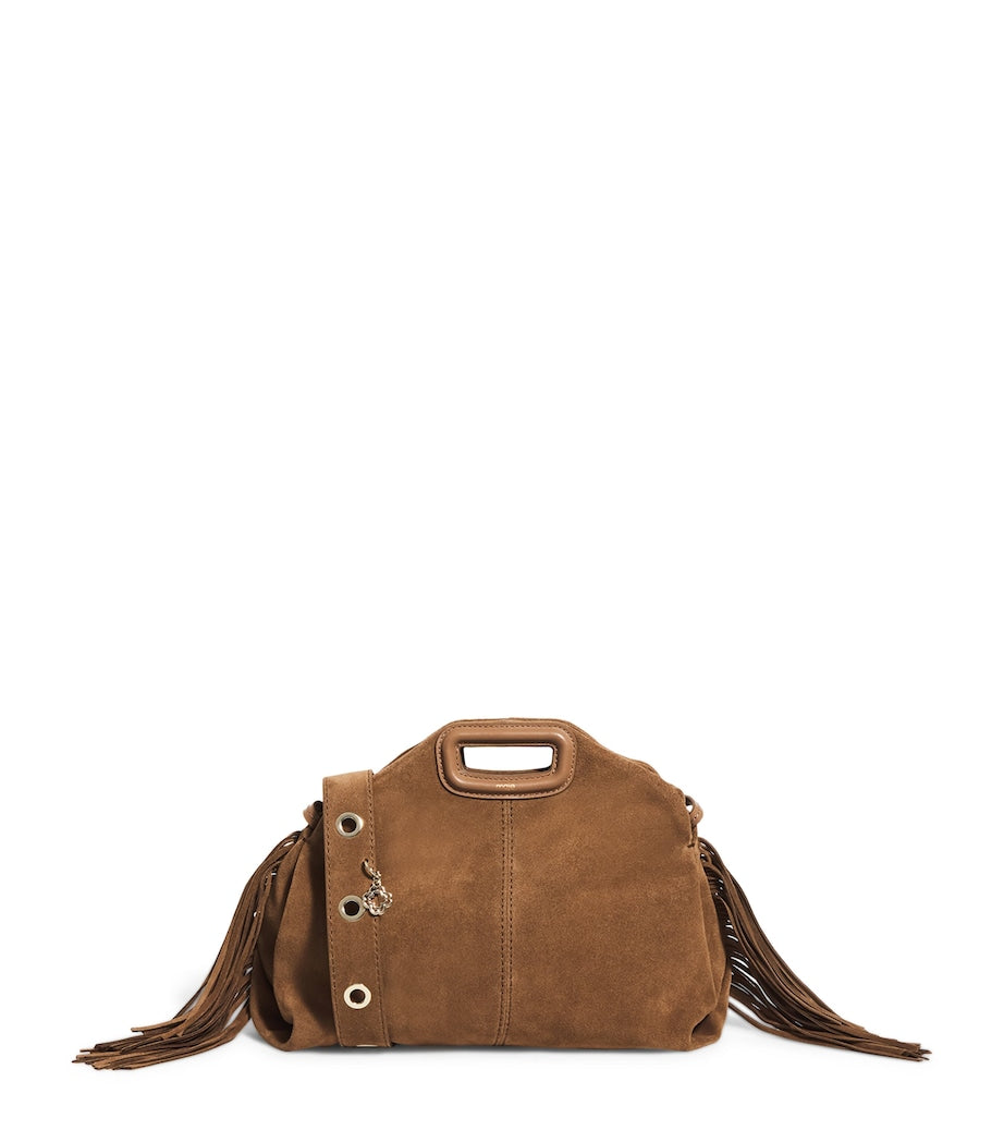 Suede Miss M Shoulder Bag CAMEL