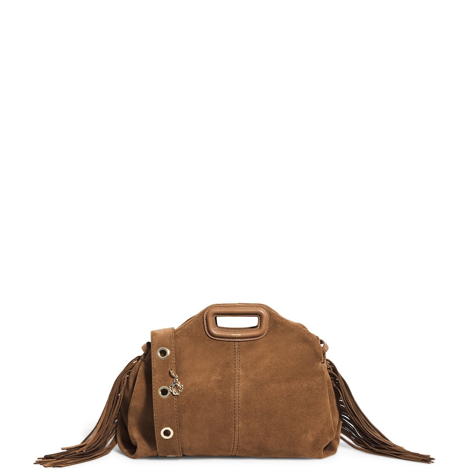 Suede Miss M Shoulder Bag CAMEL