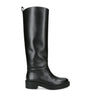 Stuart Weitzman Black Leather Celia Riding Boots