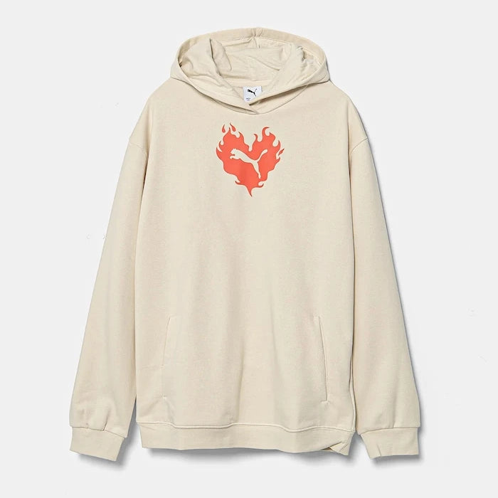 Puma FLAMING LOVE Hoodie TR Pamuklu Sweatshirt