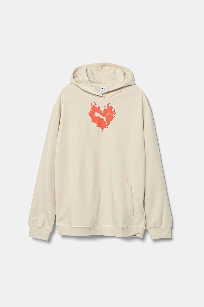 Puma FLAMING LOVE Hoodie TR Pamuklu Sweatshirt