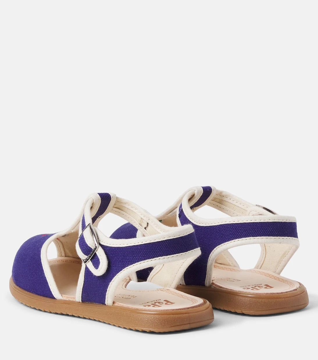PèPè - Alex embroidered canvas sandals