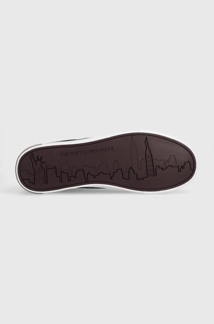 Tommy Hilfiger ESSENTIAL LEATHER DETAIL VULC Deri Spor Ayakkabı