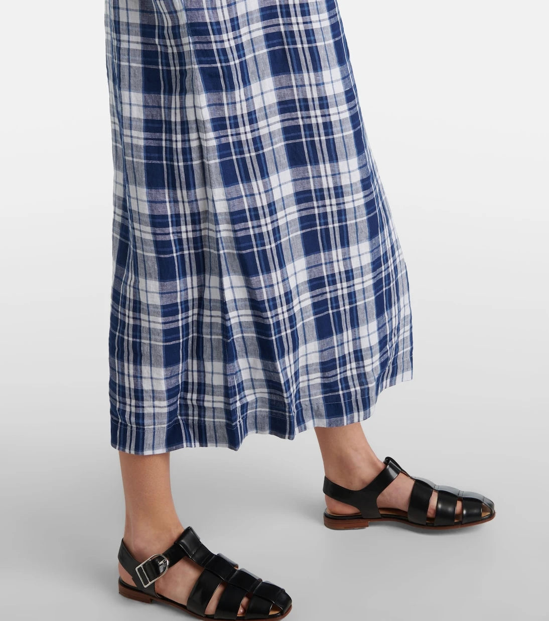 Polo Ralph Lauren - Plaids linen maxi dress