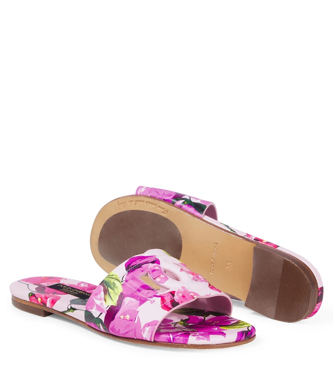 Dolce&Gabbana Kids - Taormina DG floral slides