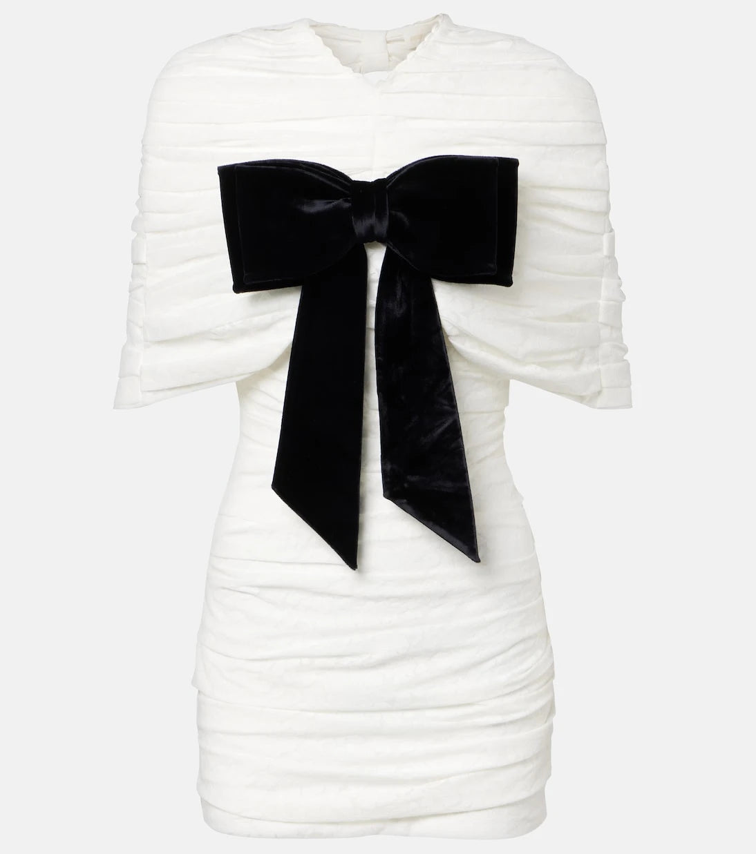 Shushu/Tong - Bow-detail ruched minidress