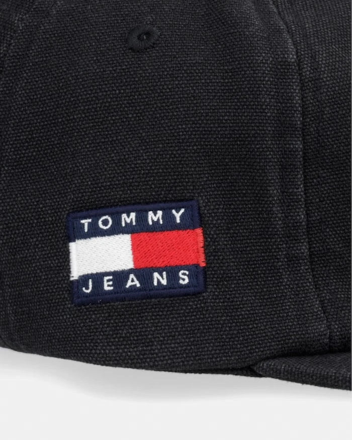 Tommy Jeans erkek pamuklu vizörlü şapka