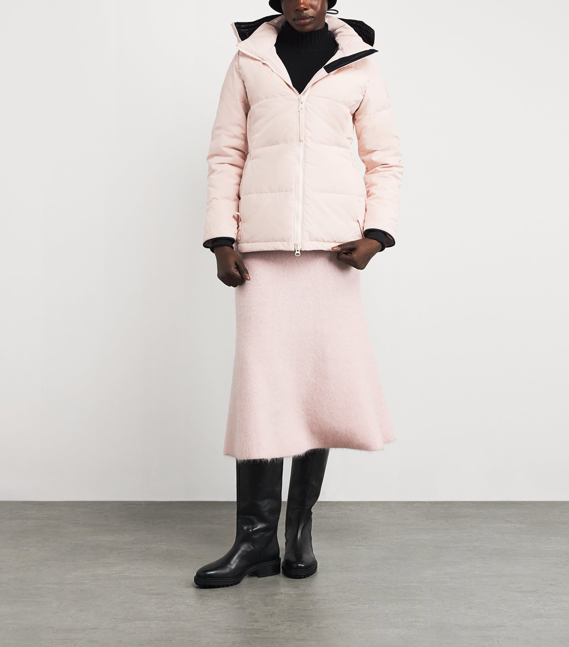 Canada Goose Pink Down-Filled Chelsea Parka Coat