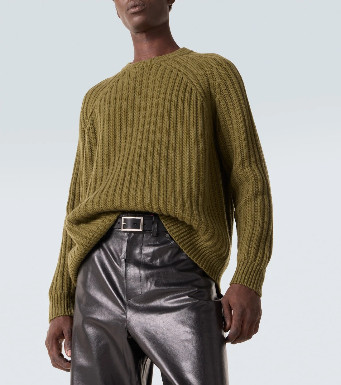 Allude - Ribbed-knit wool and cashmere sweater