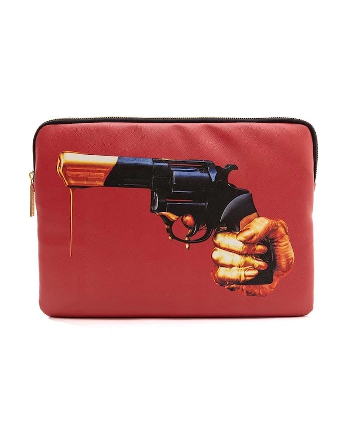 Seletti Revolver Dizüstü Bilgisayar Kılıfı 34,5 x 25 x 2 cm