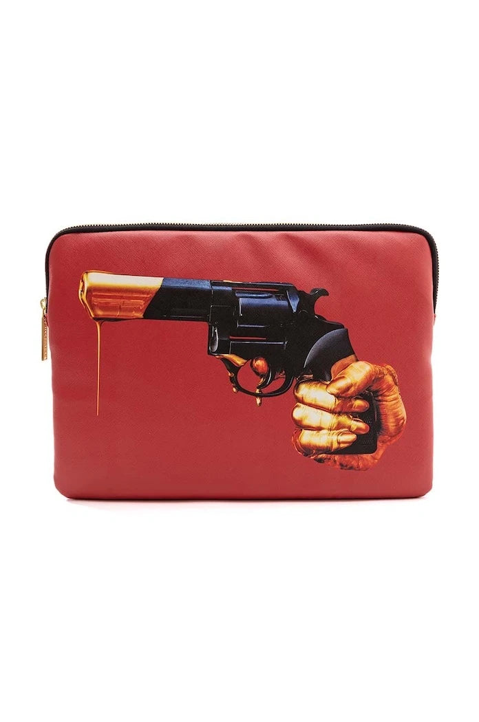 Seletti Revolver Dizüstü Bilgisayar Kılıfı 34,5 x 25 x 2 cm