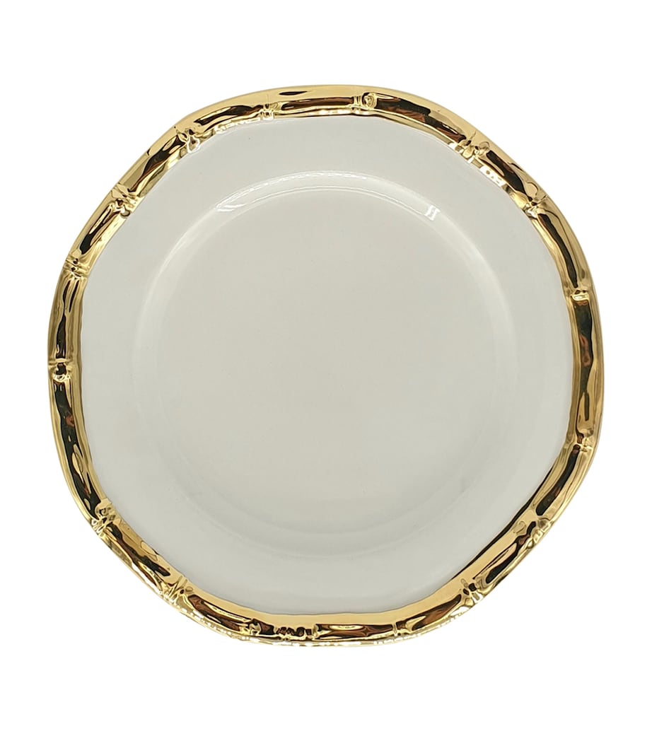 Ceramic Bamboo Dinner Plate (27cm)