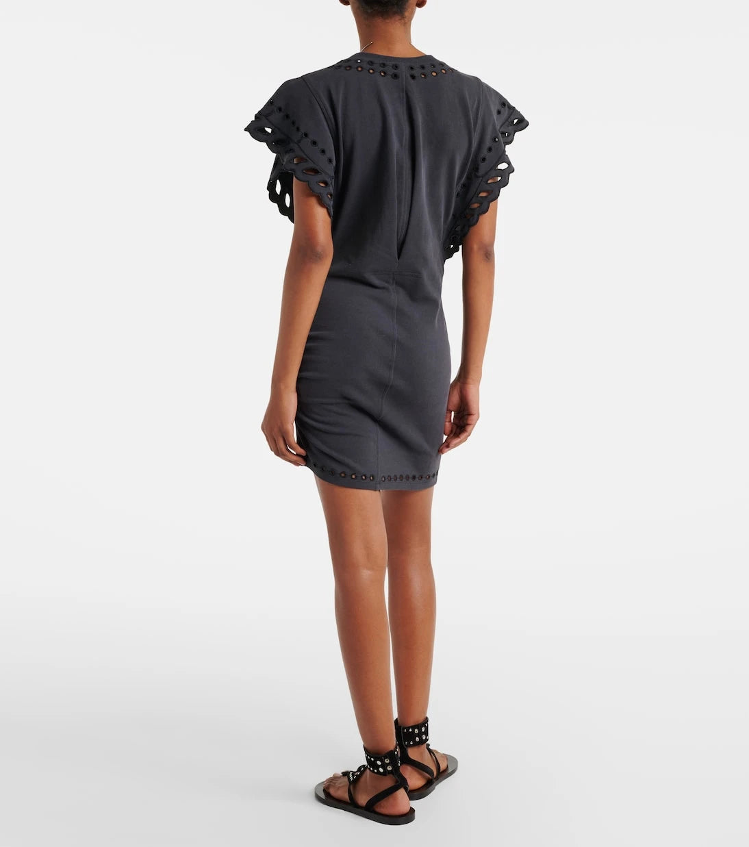 Marant Etoile - Orlane embroidered cotton minidress