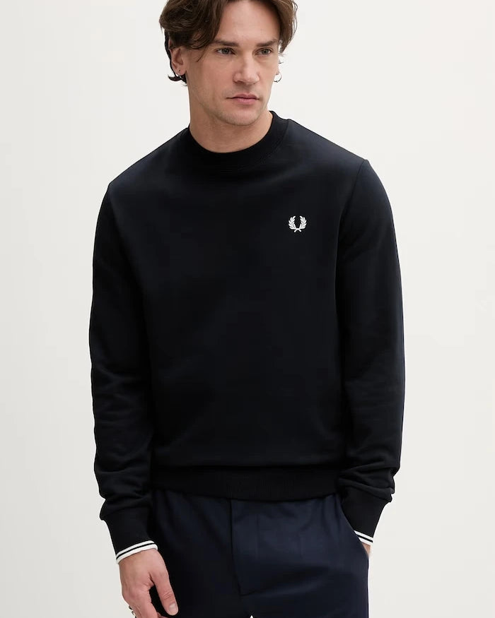 Памучен суичър Fred Perry Crew Neck Sweatshirt