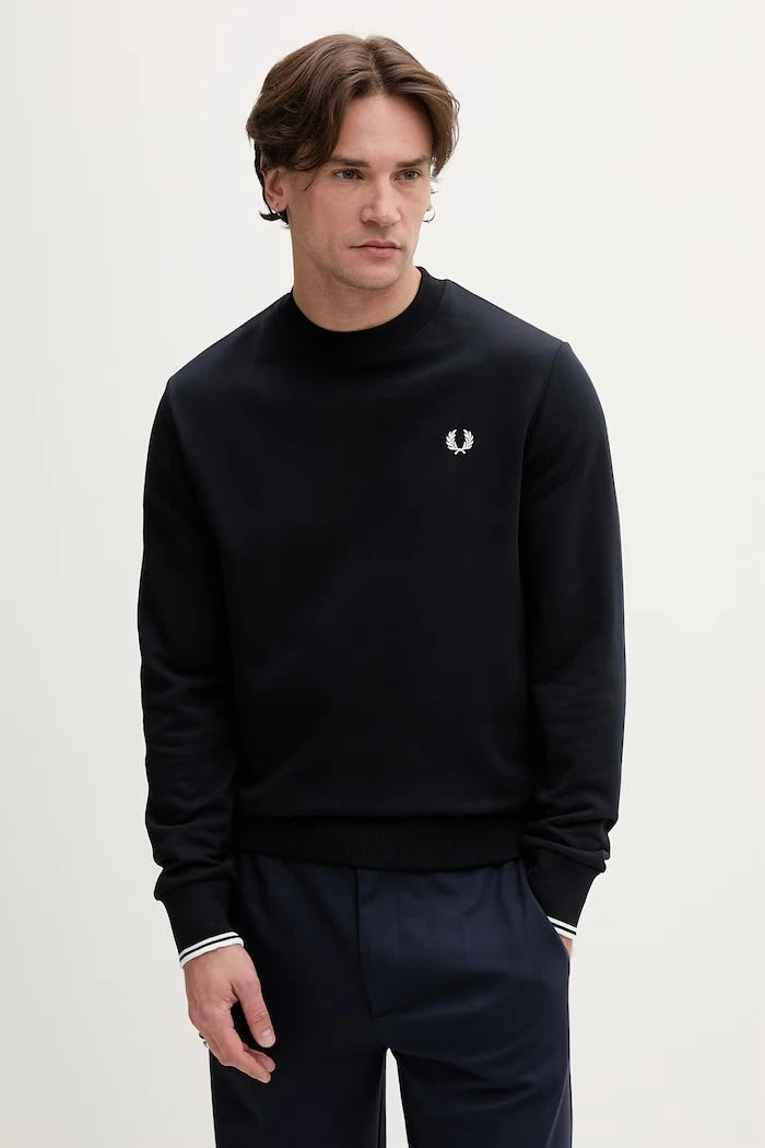 Памучен суичър Fred Perry Crew Neck Sweatshirt