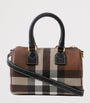 Brown Mini Check Bowling Bag