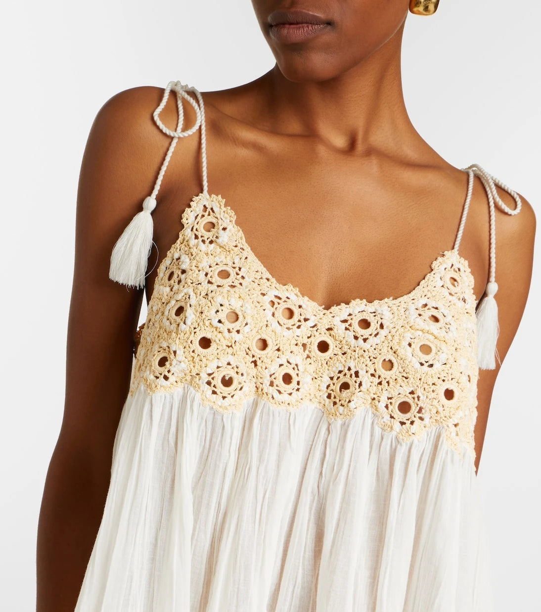 Ulla Johnson - Tula crochet-trimmed cotton beach dress