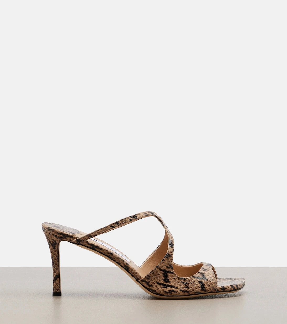 Jimmy Choo - Anise snake-effect leather mules