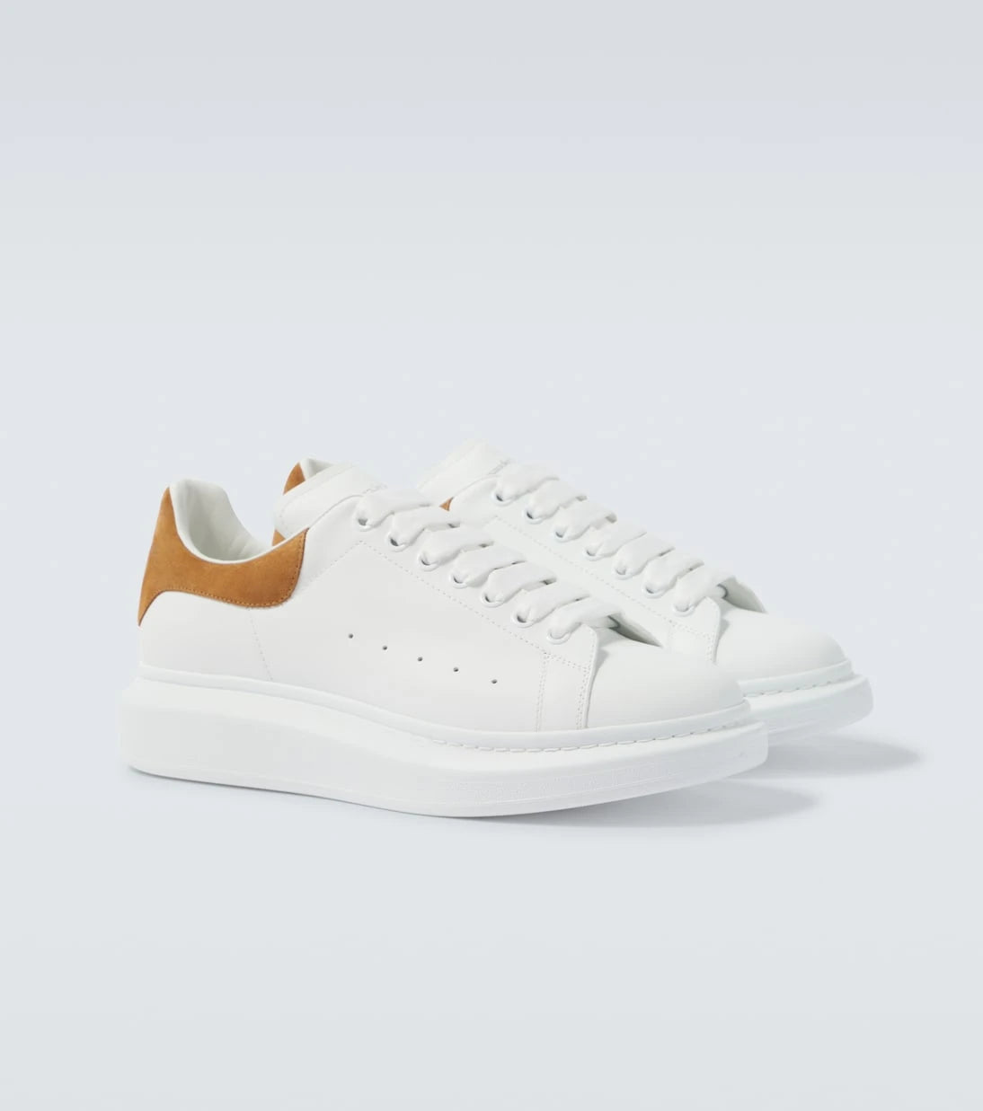 McQueen - Oversized leather sneakers