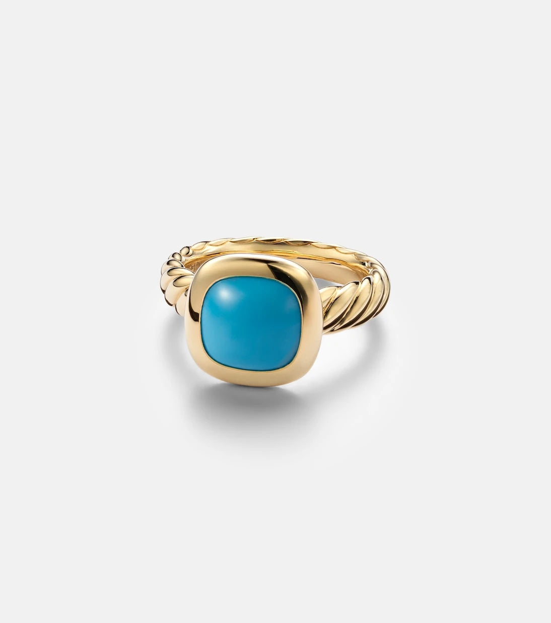 David Yurman - DY Mercer® 18kt gold ring with turquoise