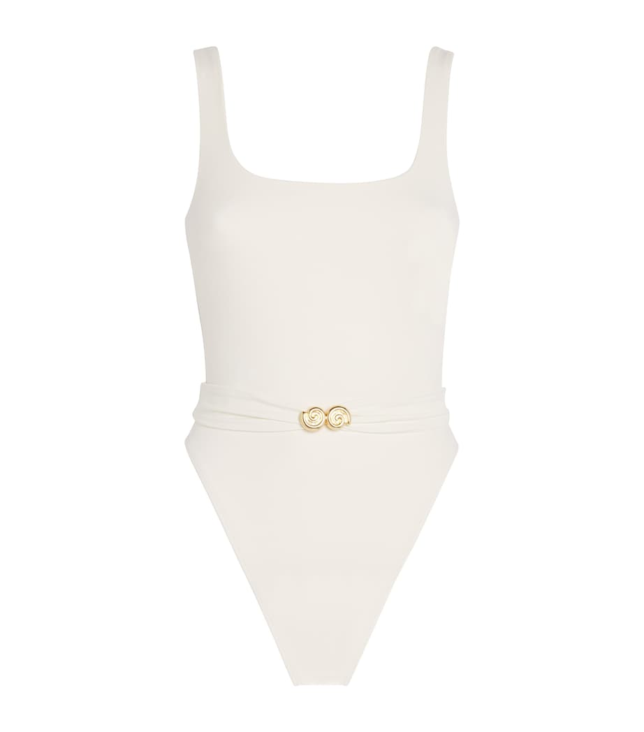 AWAY THAT DAY White Isola Bella Swimsuit