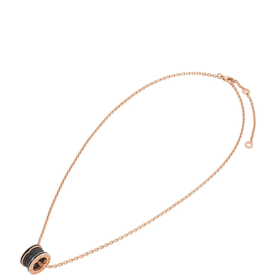 Rose Gold And Ceramic B.zero1 Necklace