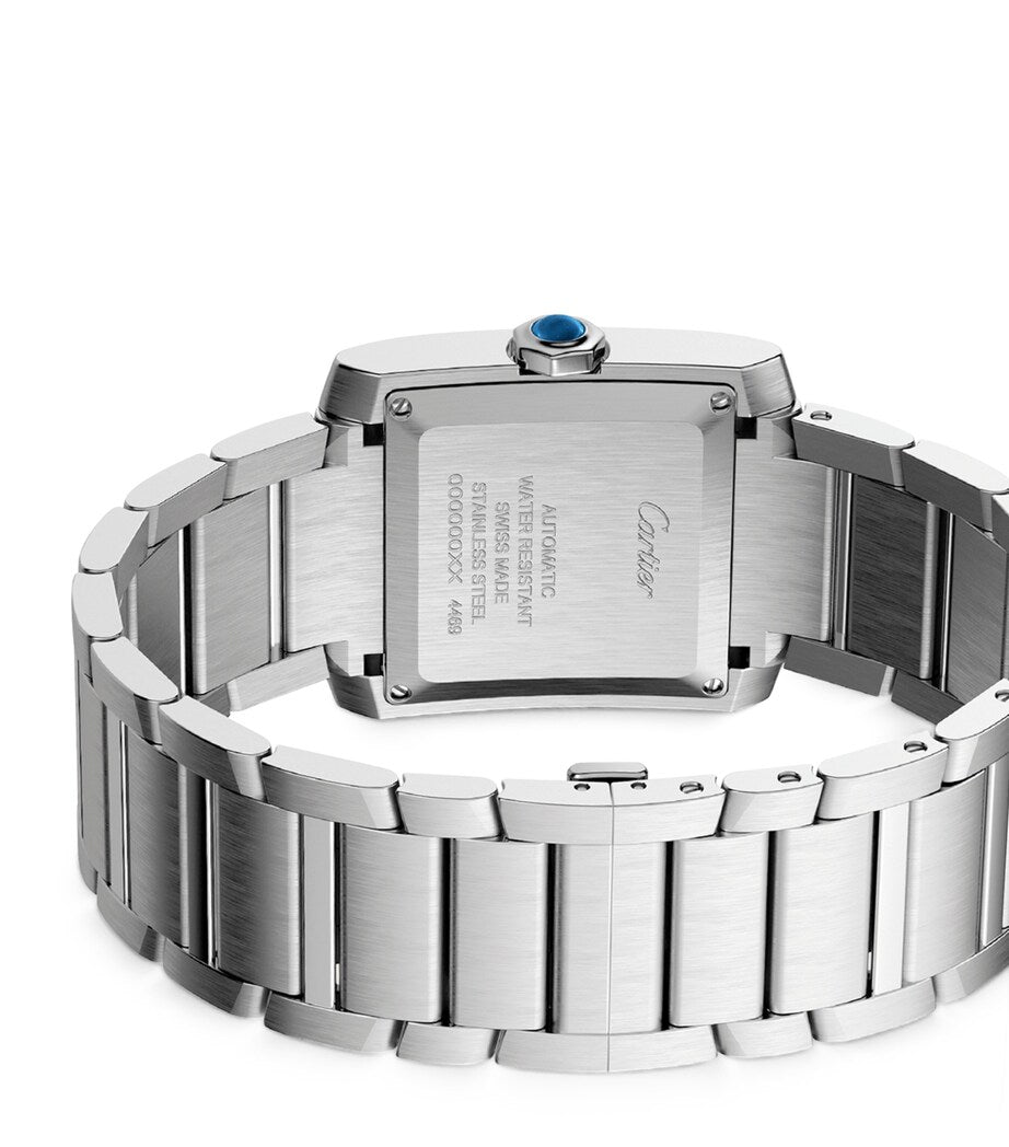 Large Steel Tank Française Watch 30.5mm